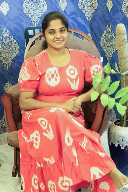 A Line Cotton Night Gown Hot Pink