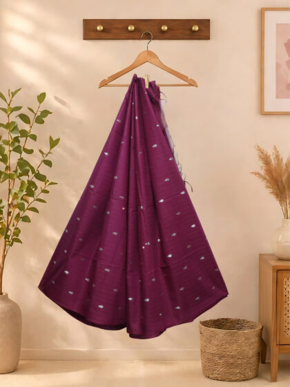 Tussar Silk Sarees Pink