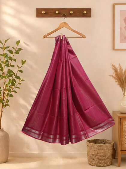 Moonga Silk Sarees Pink