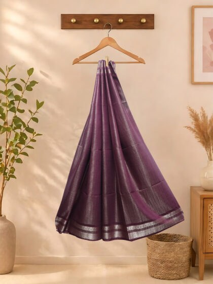Moonga Silk Sarees Wine