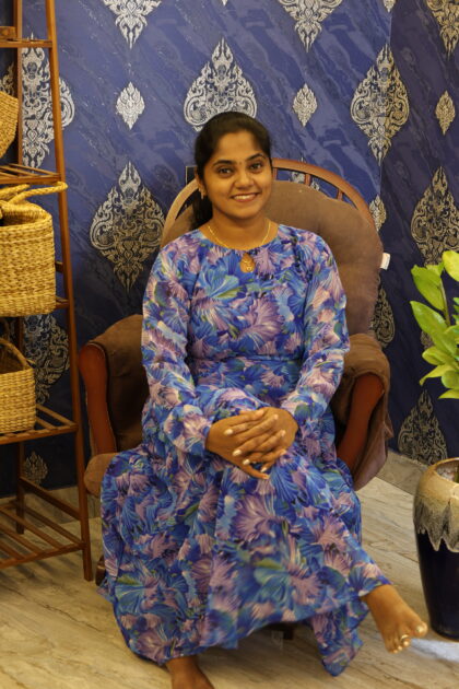 Stylish Georgette Frocks Blue