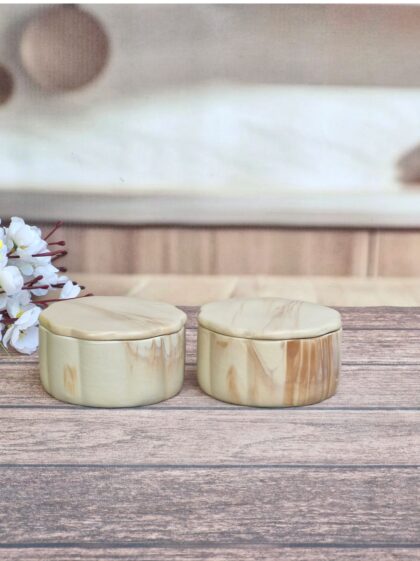 Chocolaty Sweetener Snack Set Bowl Ceramic Collection Set of 2