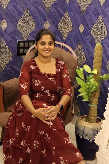 Stylish Georgette Frocks Wine