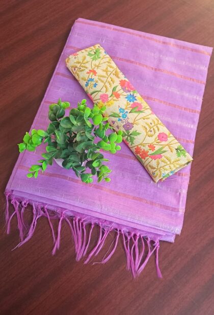 Art Silk Sarees Lavender