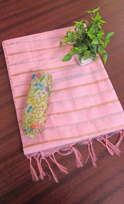Art Silk Sarees Pink