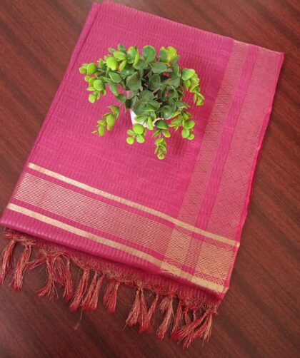 Moonga Silk Sarees Pink