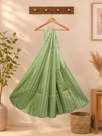 Art Silk Sarees Green