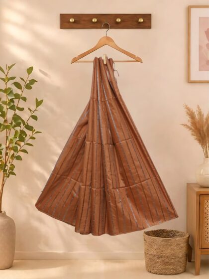Art Silk Sarees Brown