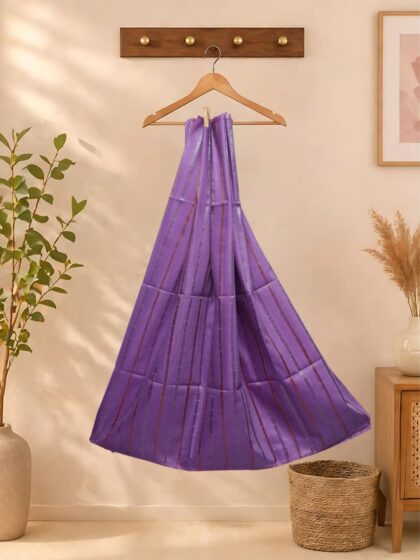 Art Silk Sarees Lavender
