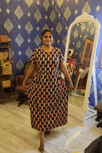 Feeding Lounge Wear Black Mango