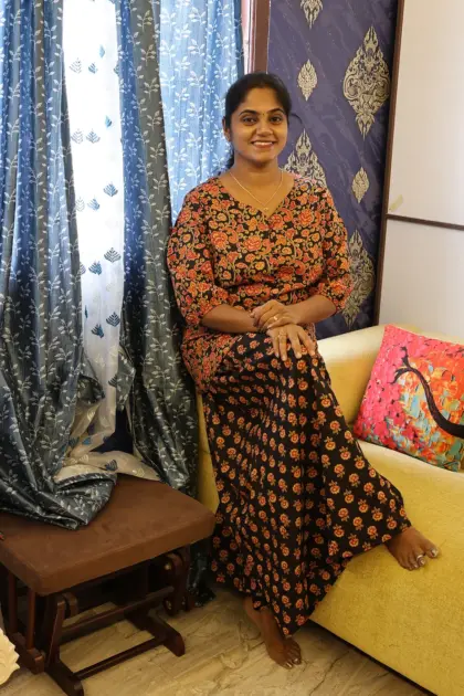 Stylish Cotton Palazzo Set Black