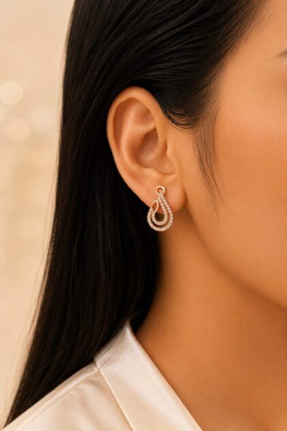 Sparkling Swirl Earrings