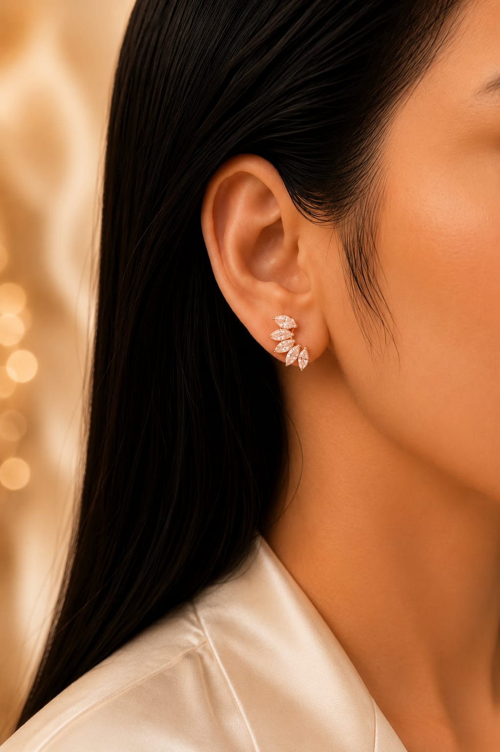 Leaf Crawler Earrings