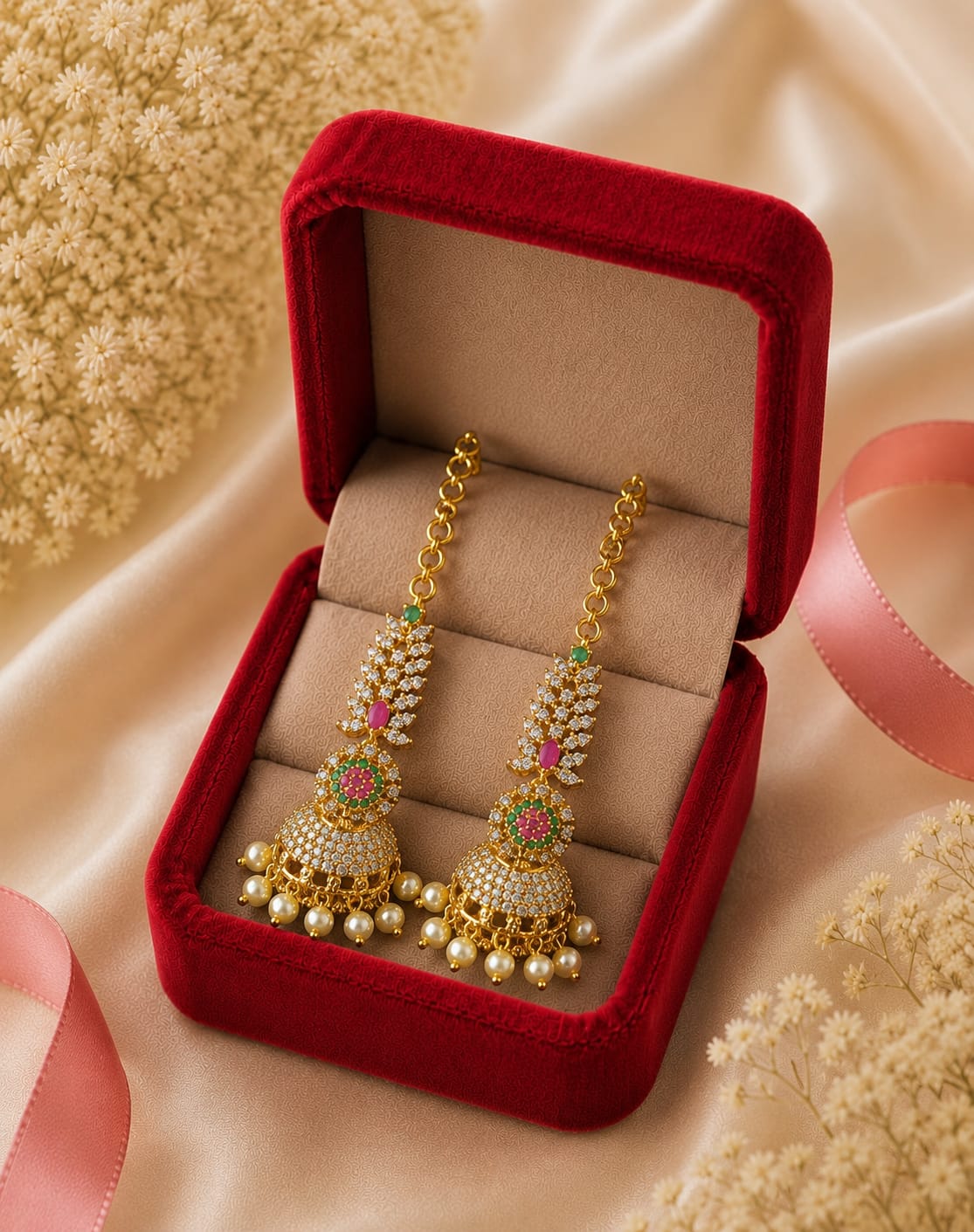 Jumkha Earring With Maattal