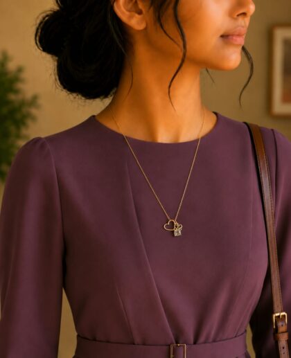 Inter Linked Heart Pendent