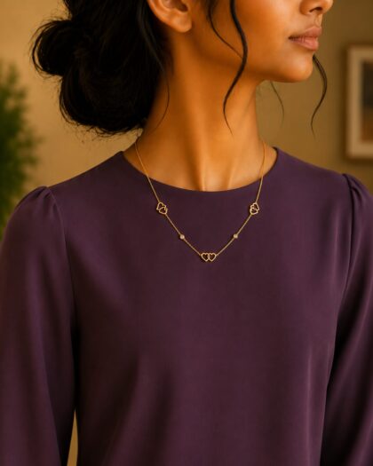 Double Hearted Pendent