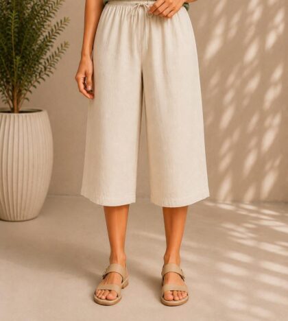 Cotton Capri Pants Sandle