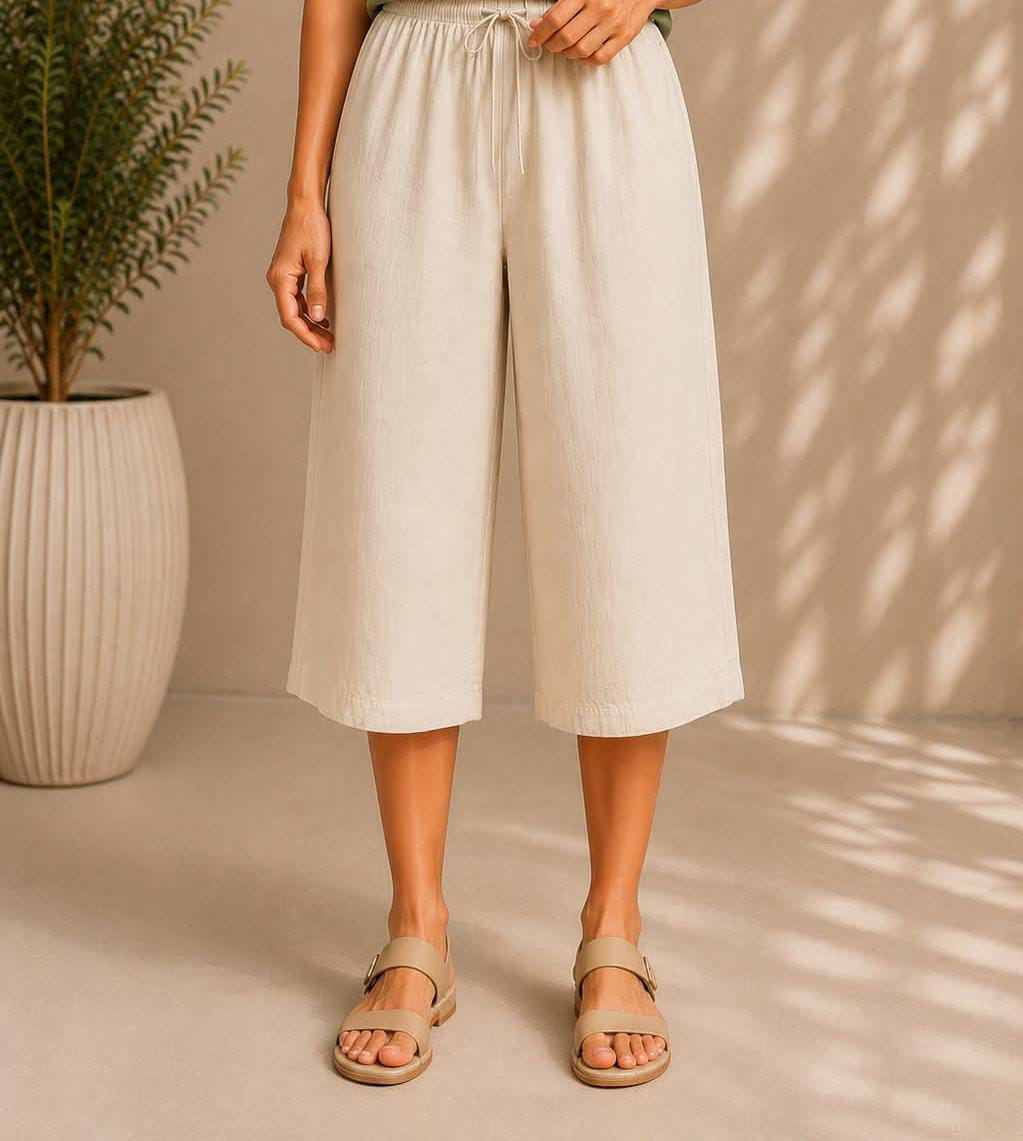 Cotton Capri Pants Sandle